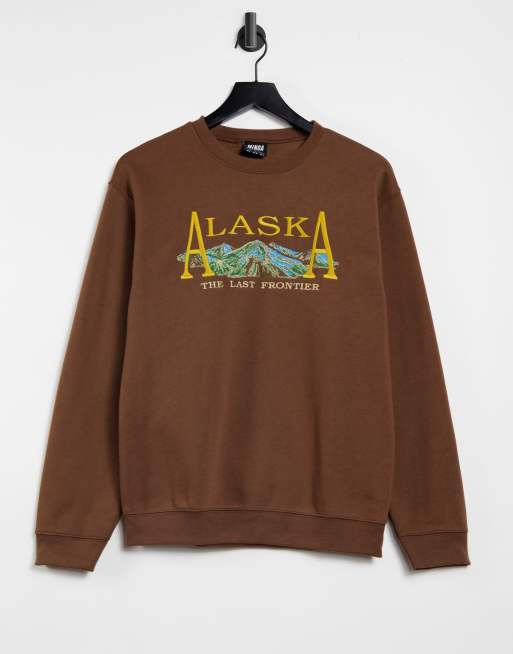 Minga London oversized sweatshirt with Alaska graphic