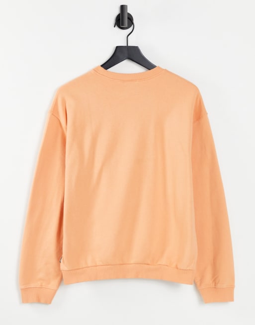 Orange color sweatshirt sale