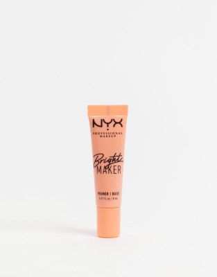 фото Мини-праймер для лица nyx professional makeup bright maker papaya face primer mini-бесцветный