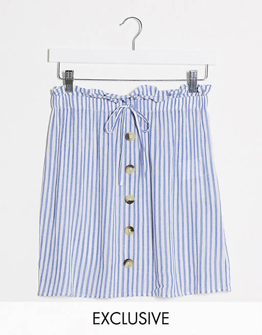 Minifalda a rayas de Wednesday's Girl (parte de un conjunto)