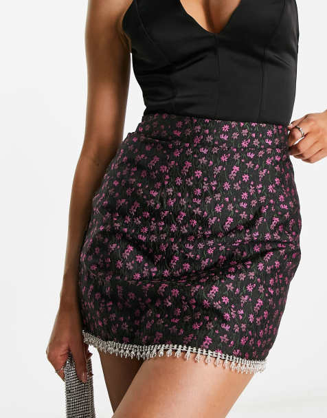 Faldas | Faldas de satén lino de mujer | ASOS