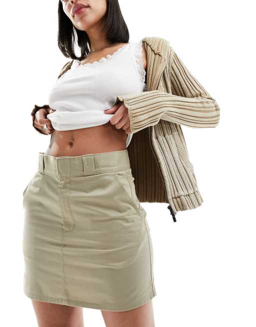Minifalda beis tostado de estilo worker de Dickies