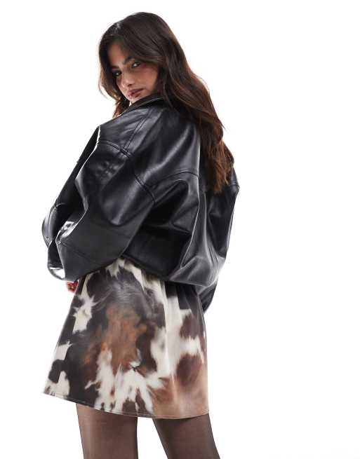 Minifalda con estampado de vaca de ASOS DESIGN, 3 de 5