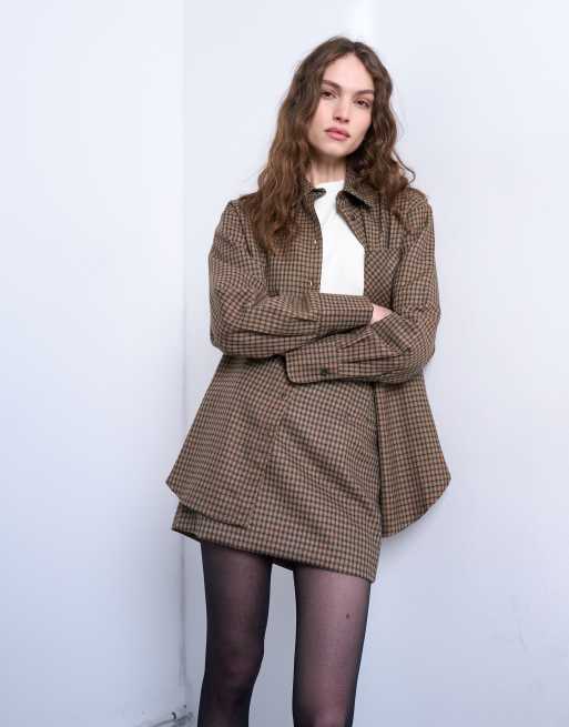 Minifalda muy corta a cuadros clásicos de Topshop, 4 de 5
