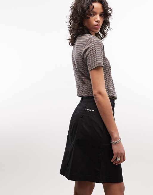 Minifalda negra Postal de Carhartt WIP, 2 de 5