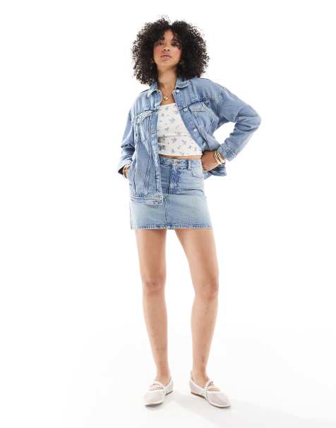 Minifalda vaquera azul de New Look - view 1