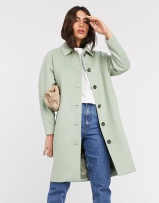 Sage Green Trench Coat