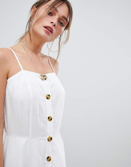 Minivestido abotonado exclusivo de Boohoo, 3 de 4