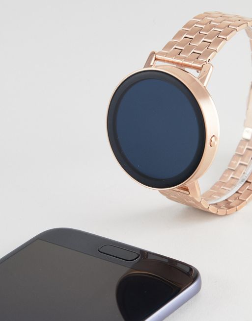 Misfit Men Rose Gold-Toned Display Smart Watch MIS7008