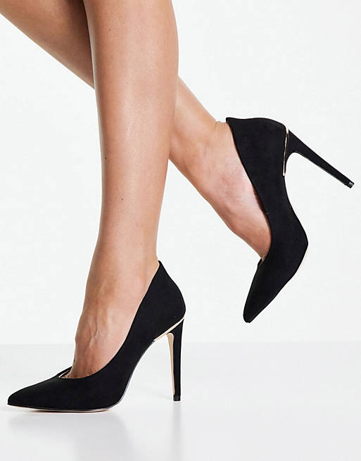 Miss KG cayleb simple court shoes in black | ASOS