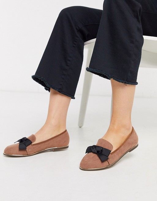 Miss KG flat bow loafers