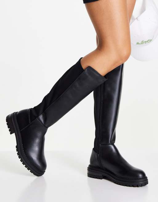 Miss KG jayla knee high boots in black ASOS