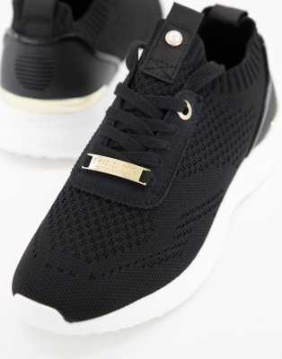 miss kg black trainers