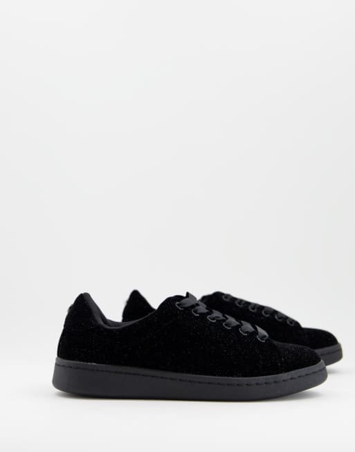 Miss KG kori velvet trainers in black | ASOS