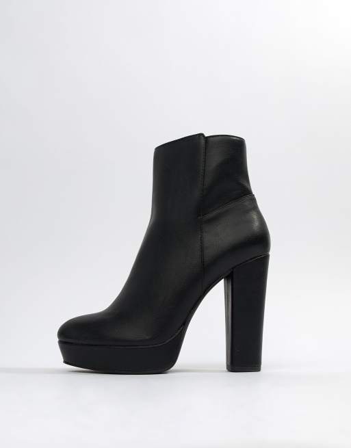 Miss kg platform heeled sales ankle boots