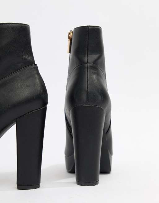 Miss kg platform on sale heeled ankle boots