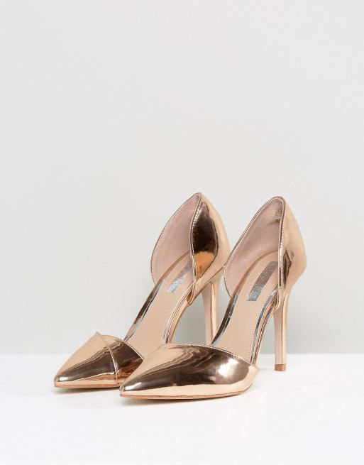 Miss kg rose store gold heels