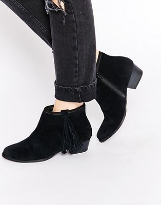 miss kg black ankle boots