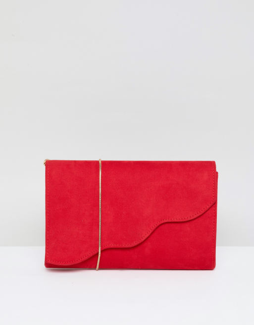 Red clutch deals bag asos