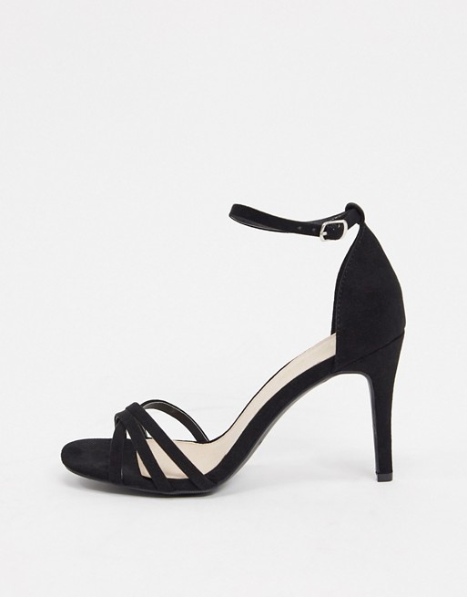 Miss KG square toe strappy heeled sandals