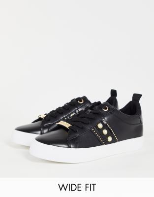 miss kg black trainers