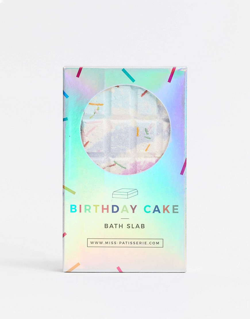 Miss Patisserie Birthday Cake Bath Slab-No Colour