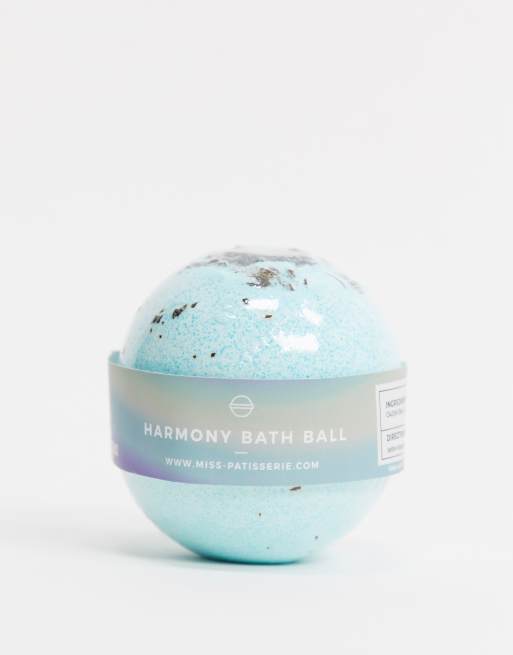 Miss Patisserie - Harmony - Boule effervescente pour le bain avec cristaux d'améthyste