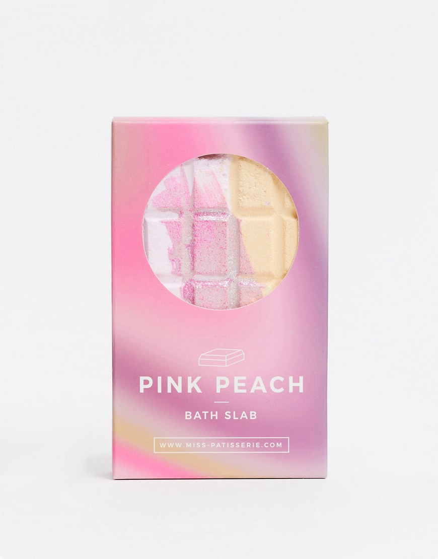 Miss Patisserie Pink Peach Bath Slab-clear