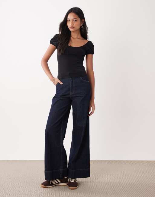 Miss Selfridge 2 pack milkmaid tops, 2 of 4