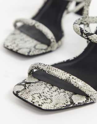 asos snakeskin sandals