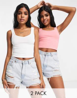 Totatuit Damen Tank Top – Ärmelloses Top Mit Rüschen | 95% Baumwolle, 5% Elastan | Lockerer Schnitt | Für Sommer & Freizeit