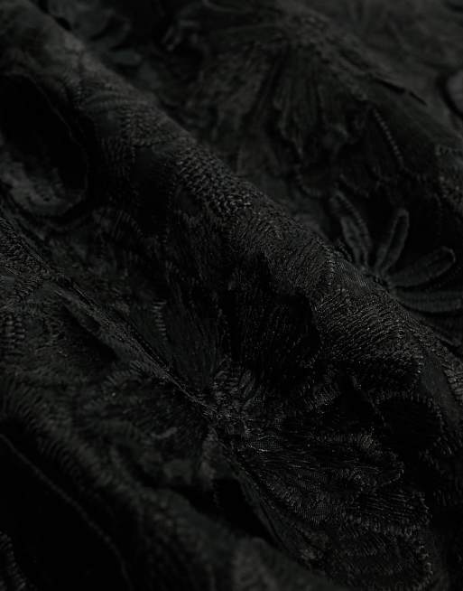 Black velvet 2024 skirt 3d