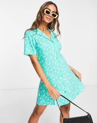 Fit flare hotsell shirt dress