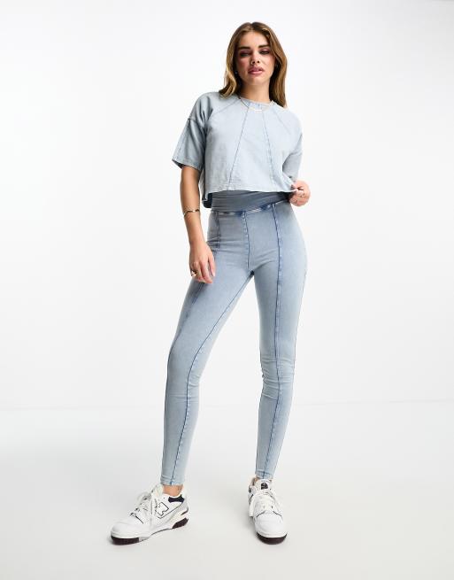 ASOS 4505 training legging in sheen co ord