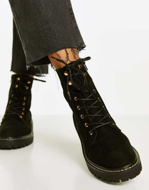 Miss selfridge shop lace up boots