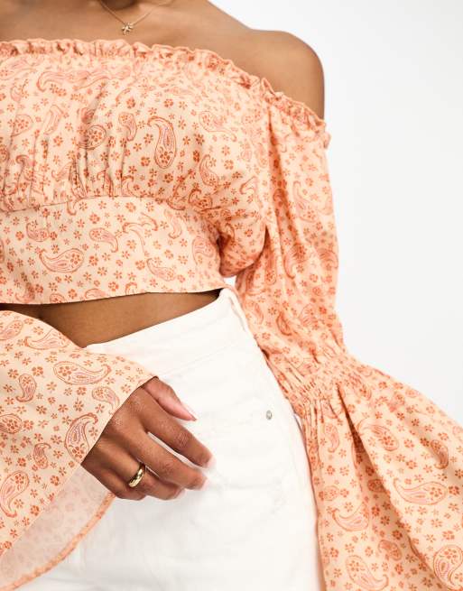 Bardot paisley top clearance