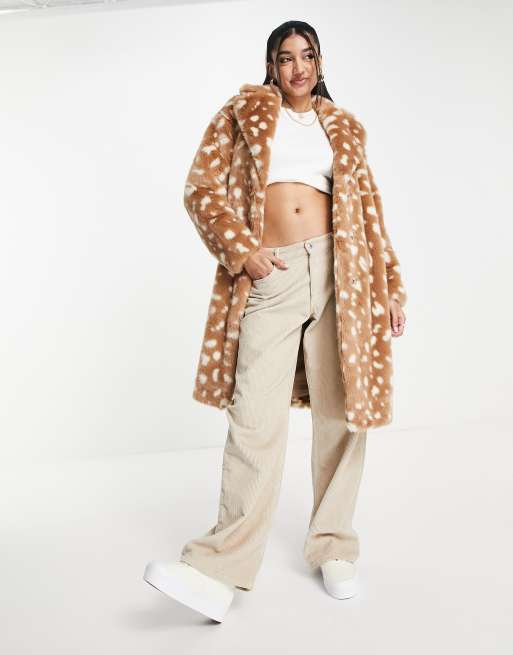 Miss selfridge leopard clearance coat