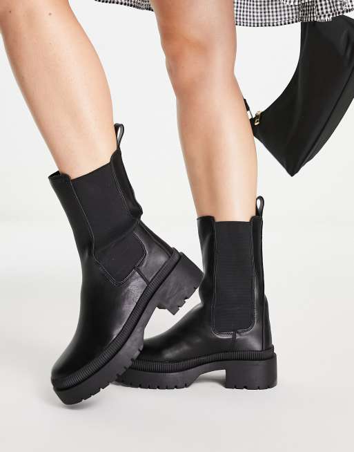 Asos attitude chunky boots hotsell