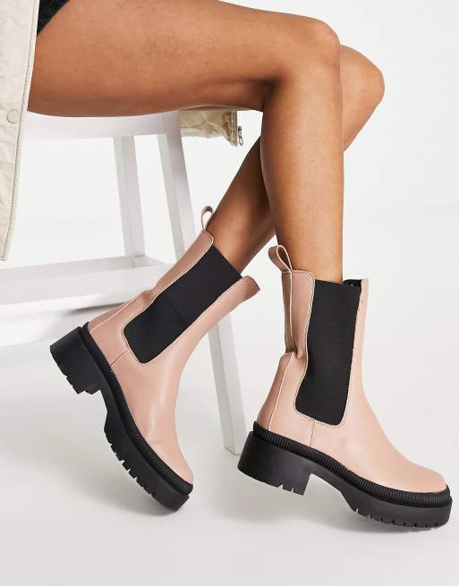 Asos attitude chunky boots best sale