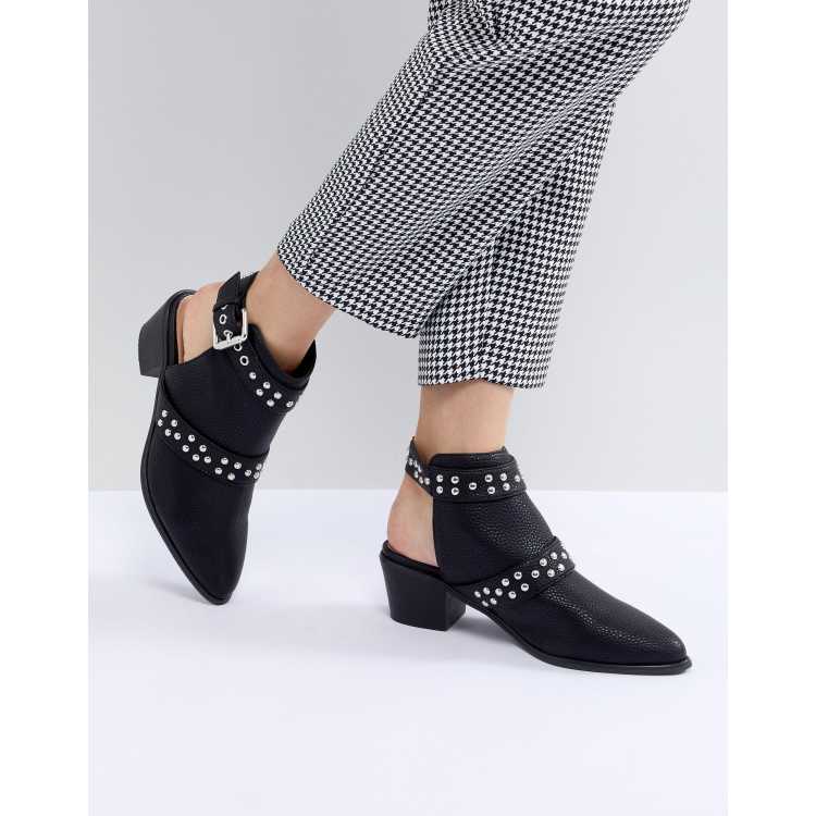 Backless sale ankle boots