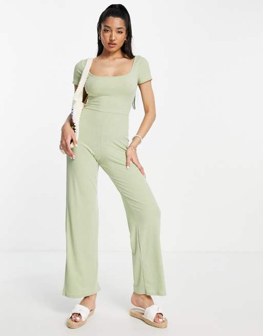 Miss selfridge sales green jumpsuit