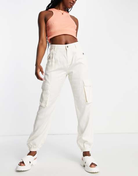 BDG Sand Linen Multi-pocket Cargo Pant In Beige At Urban Outfitters in  Natural