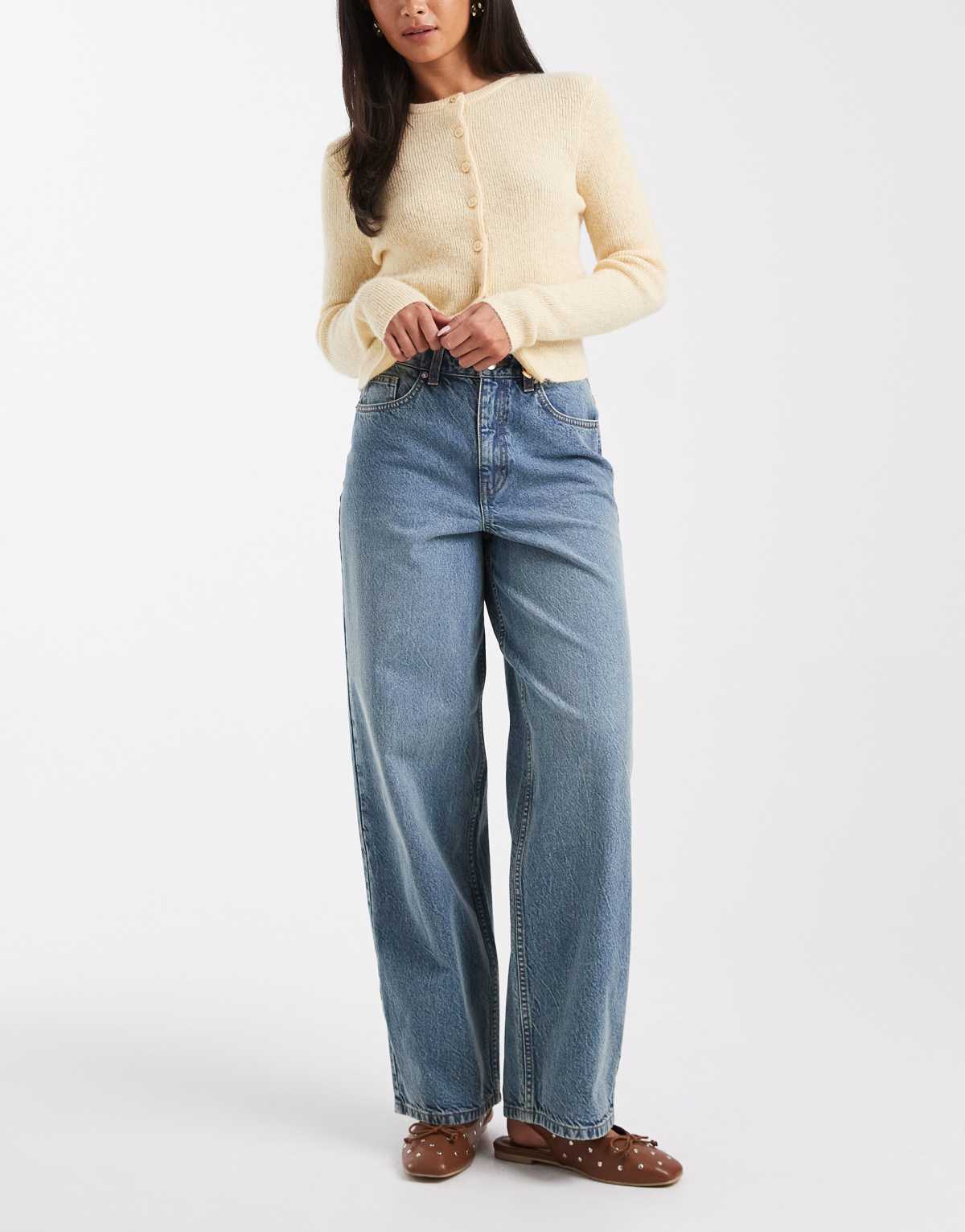 Miss Selfridge baggy jean in dirty wash