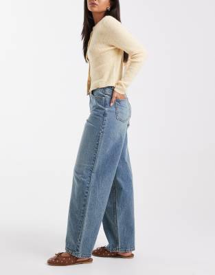 Miss Selfridge Baggy Jean In Blue