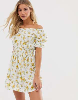 miss selfridge bardot dress