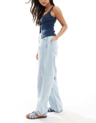 MISS SELFRIDGE BARREL LEG JEAN