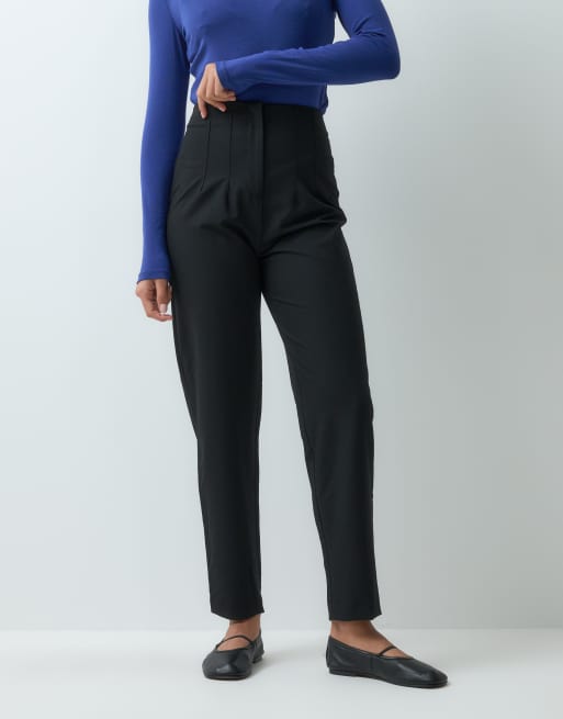 Miss Selfridge básicos pantalón cigarette en negro, 5 de 5