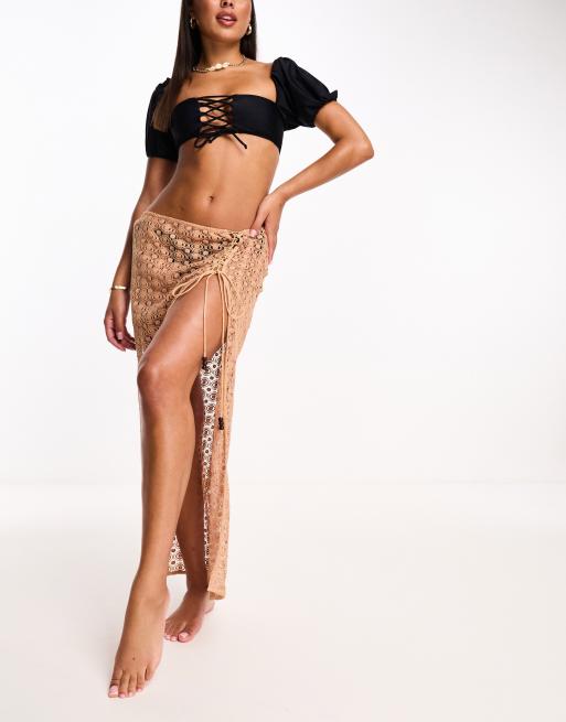 Maxi skirt swim outlet cover up