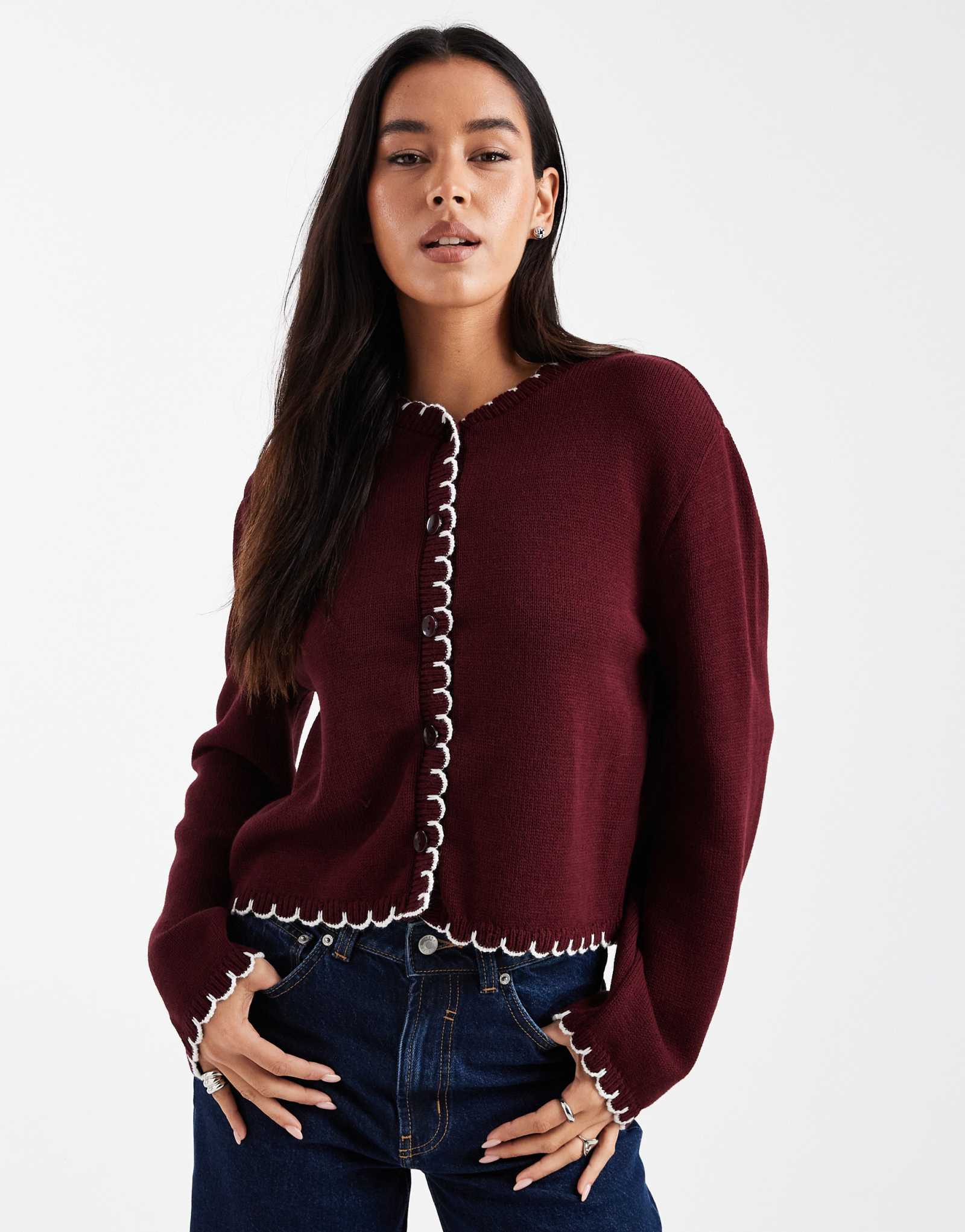 Кардиган с вышивкой 