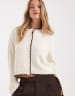 Miss Selfridge blanket stitch cardigan in navy